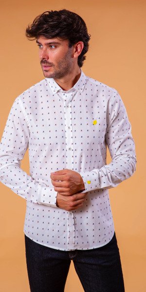 camisa-sir.lemon-estampado-original-calaveras-azul-rojo-fabricado-en-españa