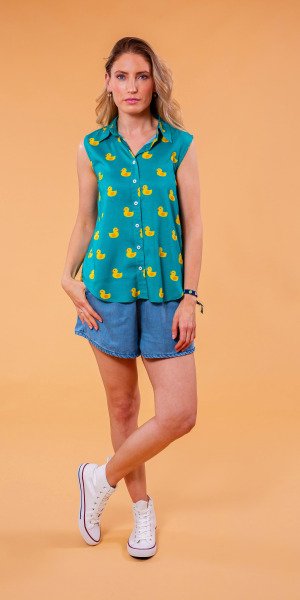 camisa_mujer_sin_mangas_lady_lemon_estamapado_patitos