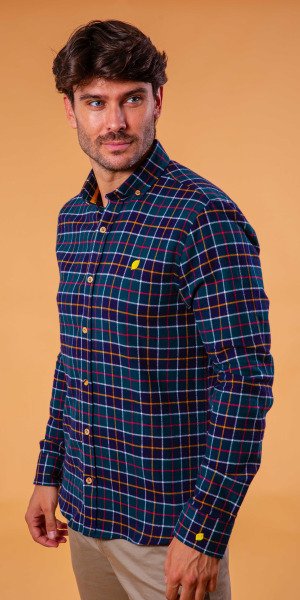 camisa_sir_lemon_cuadros_colores_fabricada_en_españa