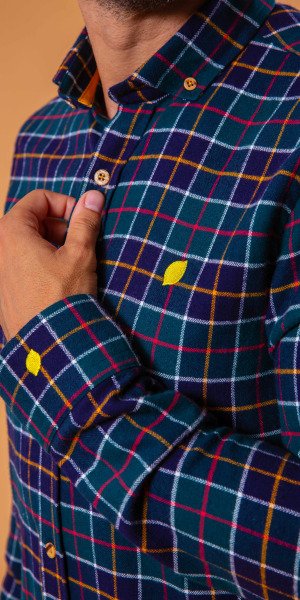 camisa_sir_lemon_cuadros_colores_fabricada_en_españa