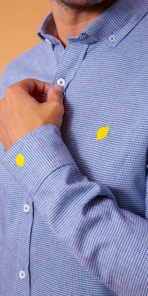 camisa_sir_lemon_pata_de_gallo_azul_fabricada_en_españa