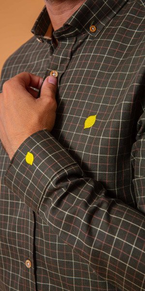 camisa_sir_lemon_cuadros_verdes_fabricada_en_españa