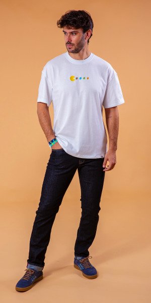 camisa-unisex-sirlemon-oversize-blanca-gastronomica-comelimones