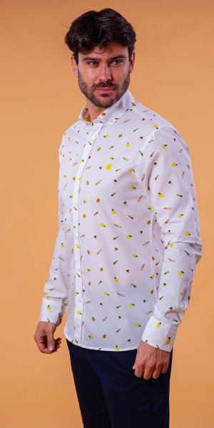 Camisa_Sir_lemon_gastronomica_marinera_quinto_limon_paparajote_asiatico_fabricada_en_españa